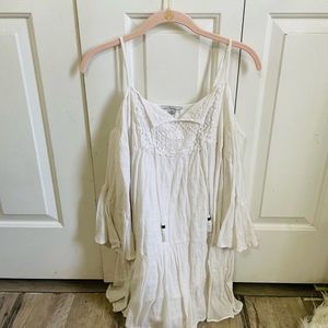 White American eagle dress